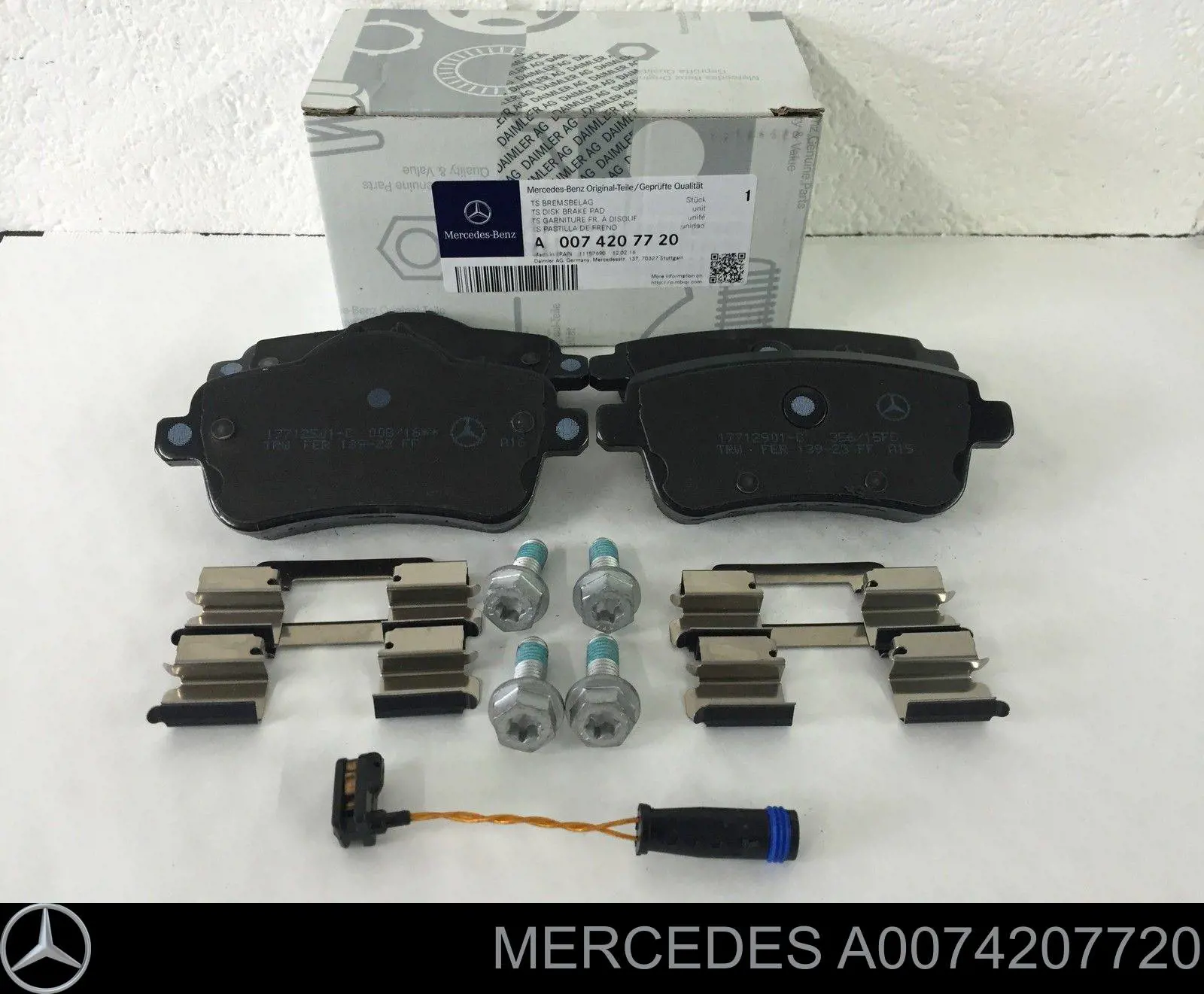 Comprar A0074207720 Mercedes Pastillas de freno traseras