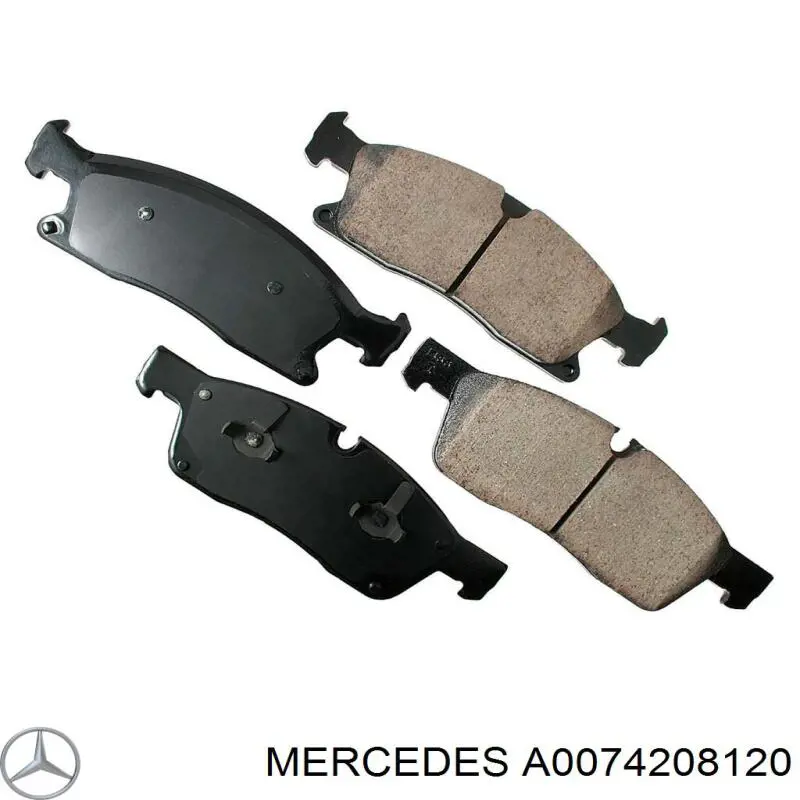 Pastillas freno delanteras Mercedes A0074208120 precio, desde 44,72 EUR