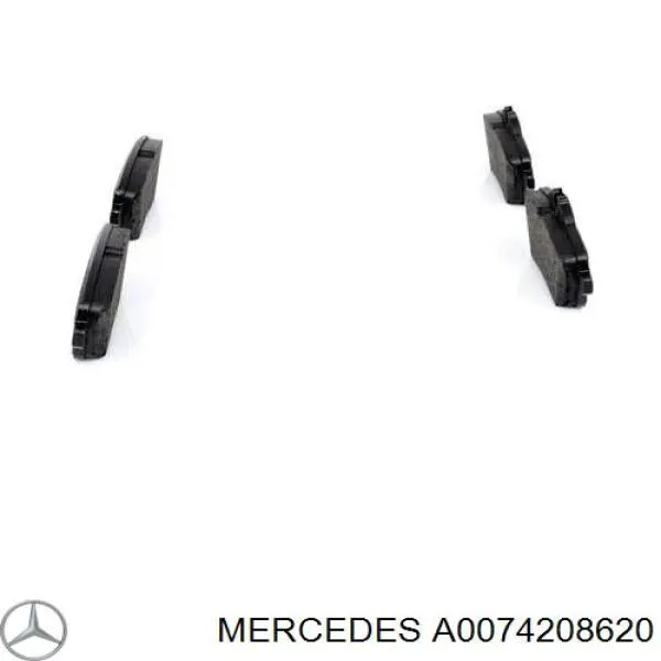 Comprar A0074208620 Mercedes Pastillas de freno traseras