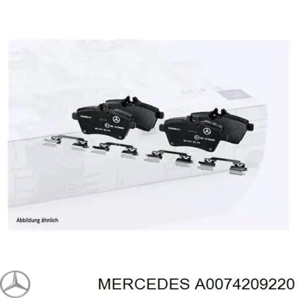 Pastillas freno delanteras Mercedes A0074209220 precio, desde 32,50 EUR