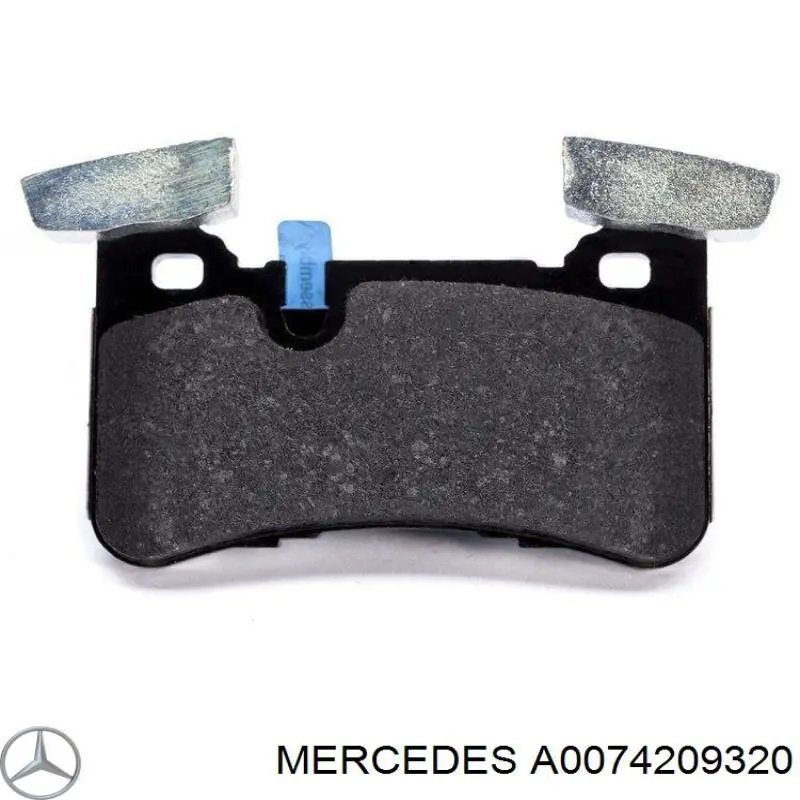 A0074209320 Mercedes Pastillas freno traseras