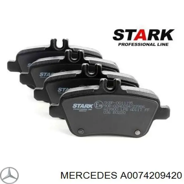 Comprar A0074209420 Mercedes Pastillas de freno traseras
