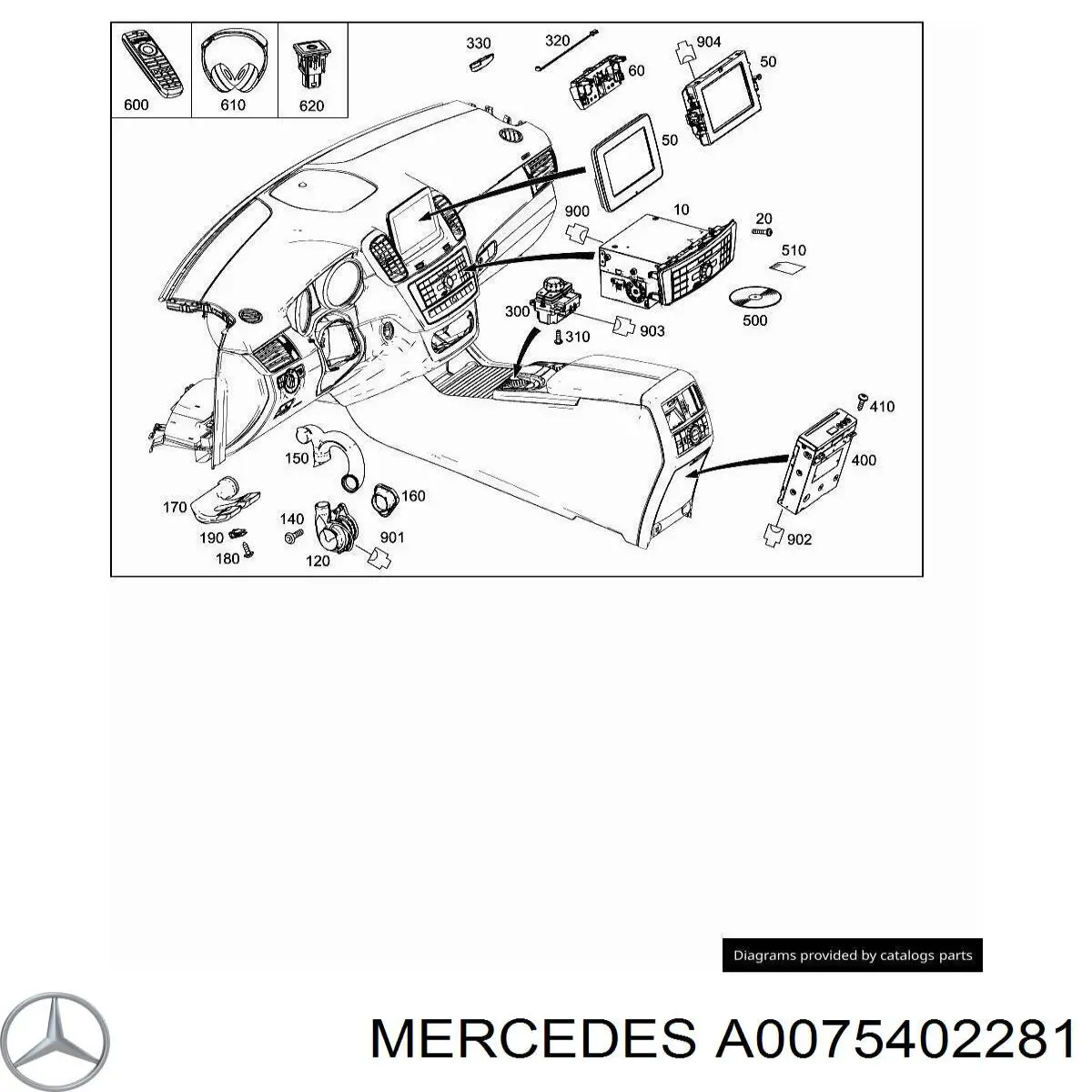  Mercedes A0075402281 precio, desde 7,65 EUR
