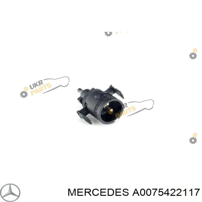 A0075422117 Mercedes sensor, temperatura del aire de admisión