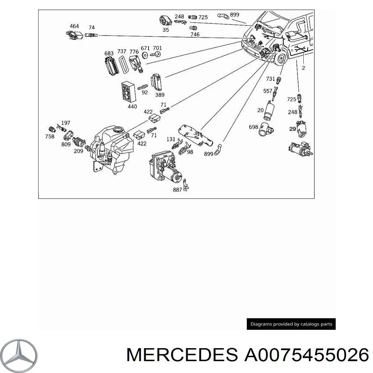 A0075455026 Mercedes