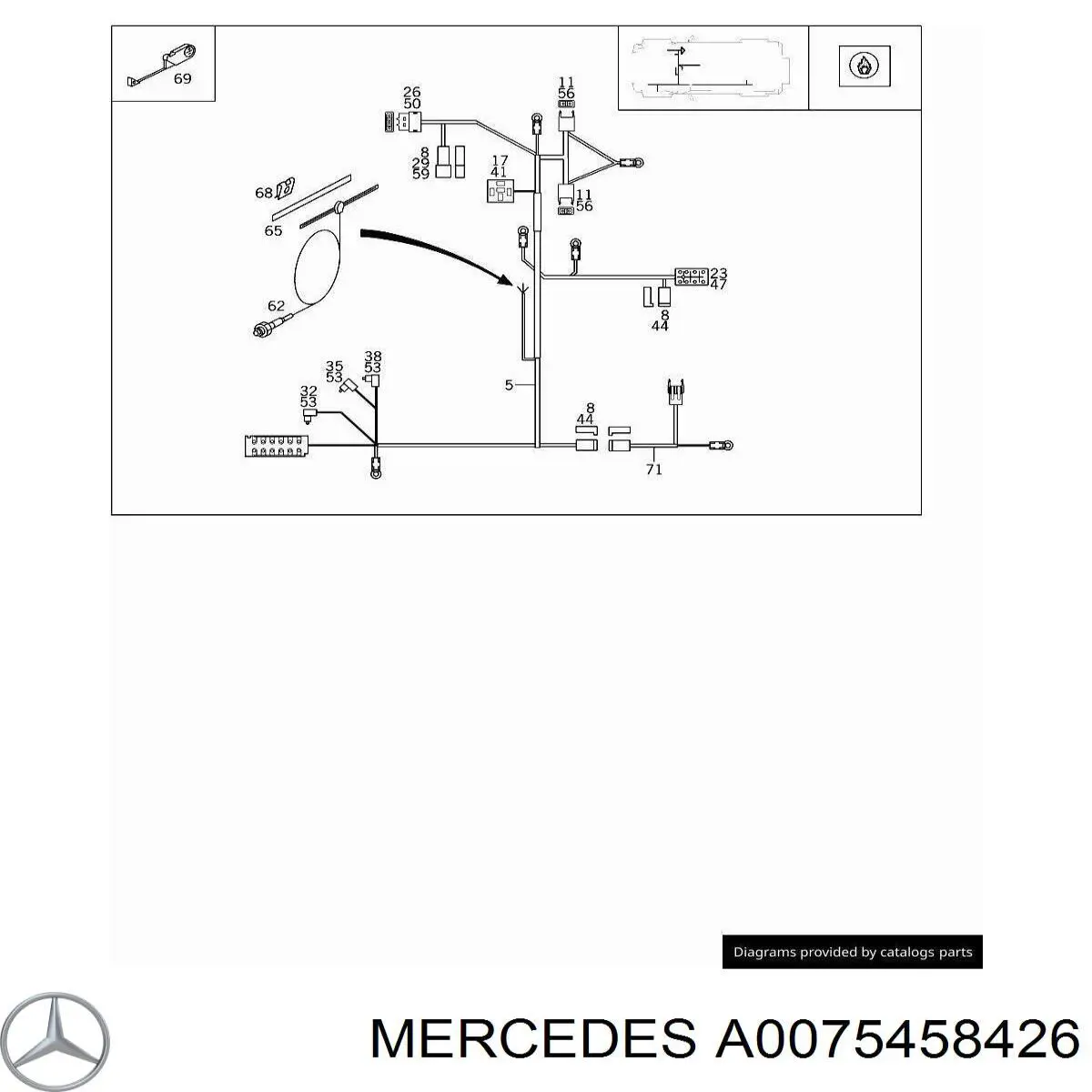 A0075458426 Mercedes 