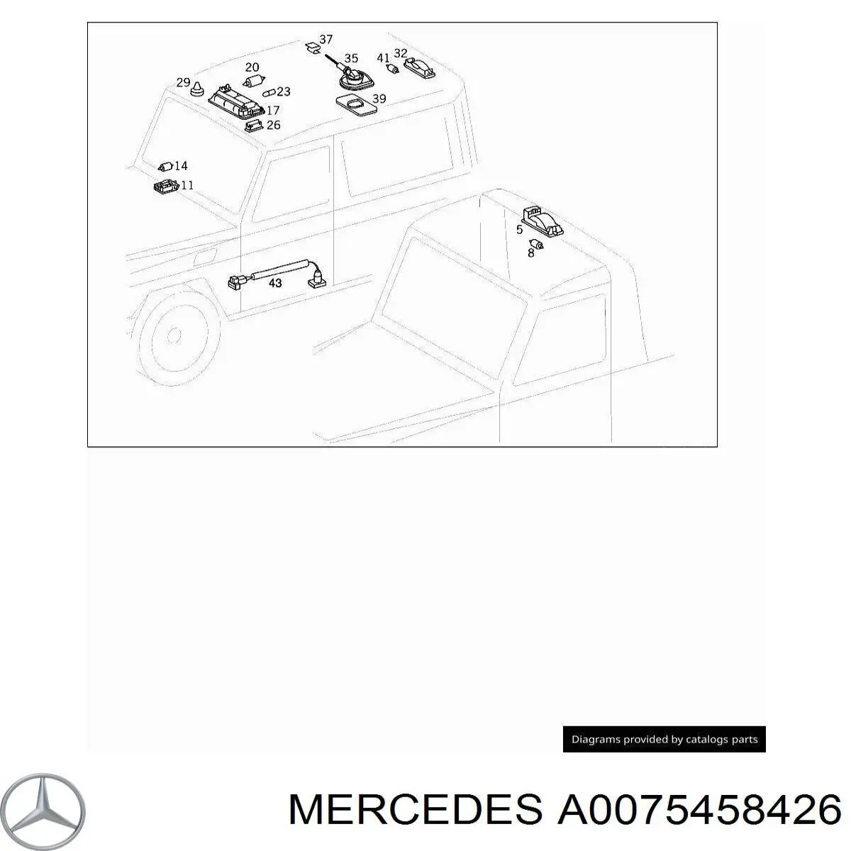  A0075458426 Mercedes