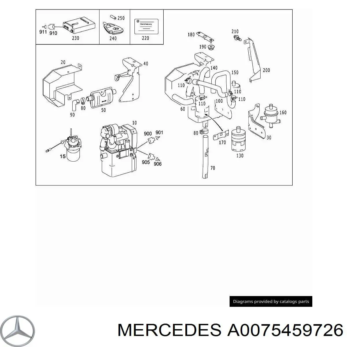  Mercedes A0075459726 precio, desde 7,71 EUR