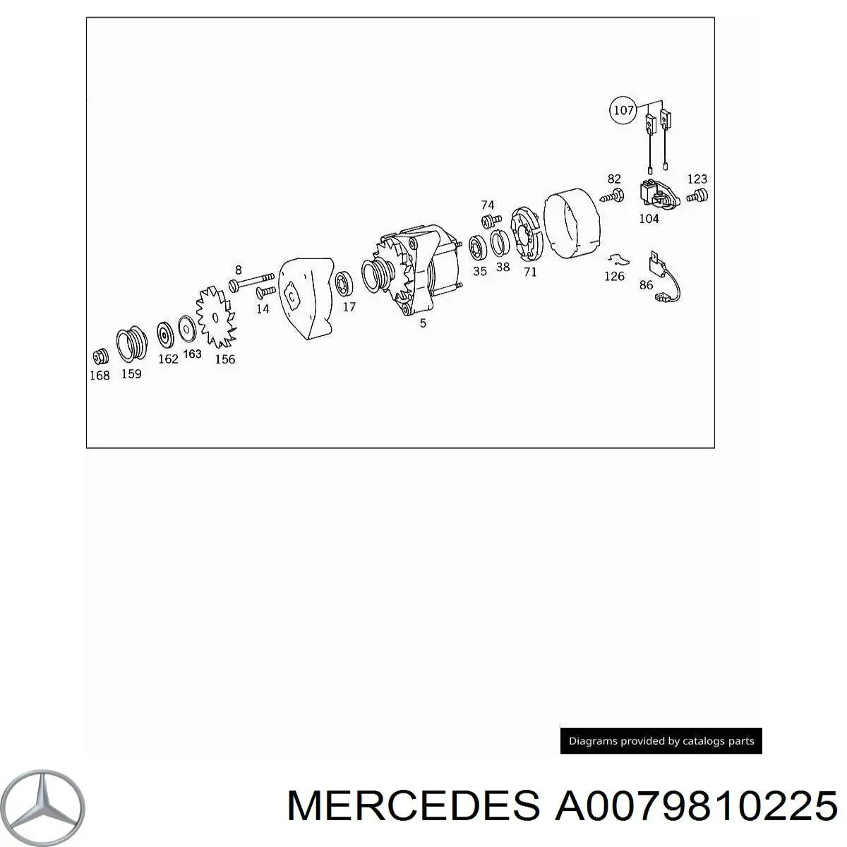  Mercedes A0079810225 precio, desde 79,63 EUR