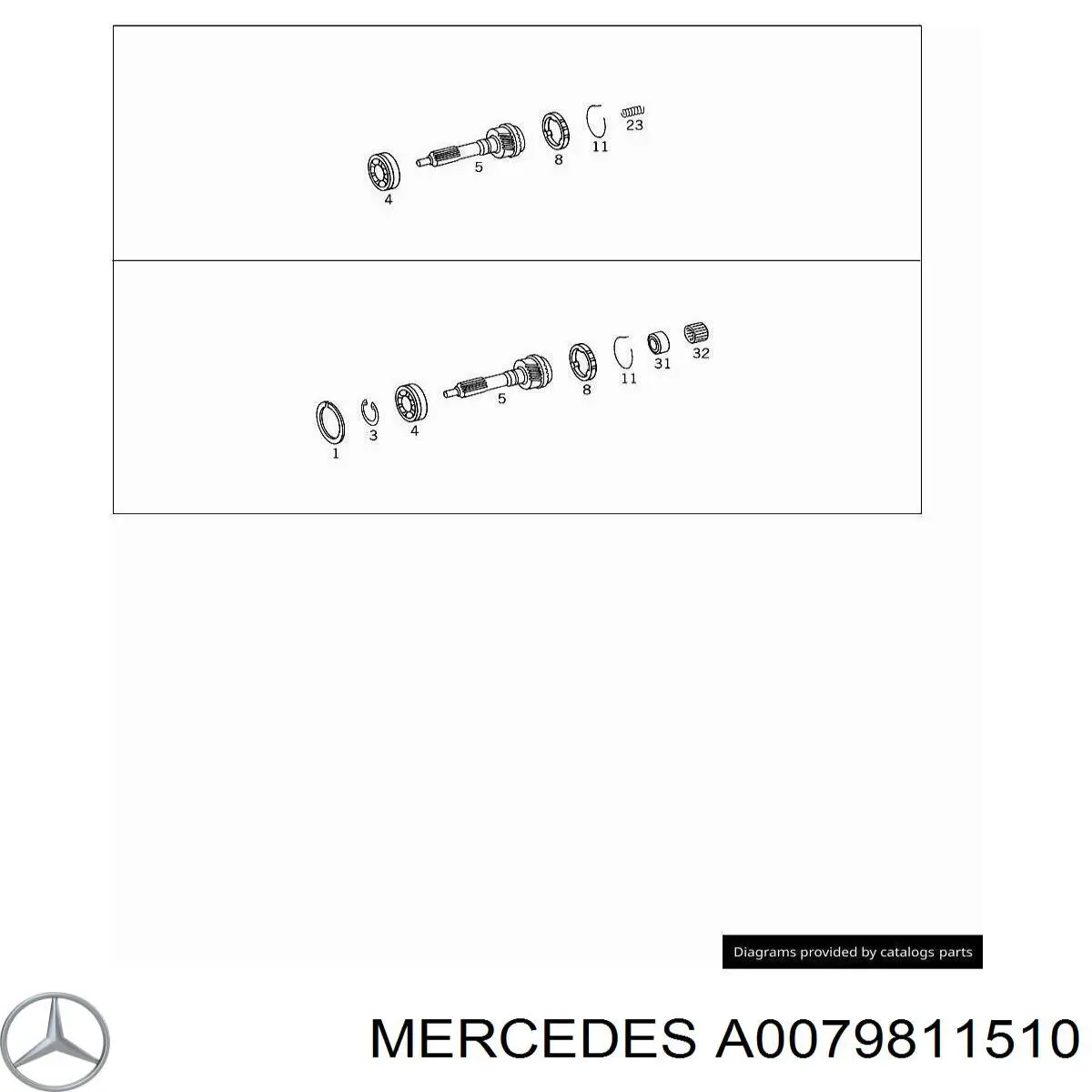 A0079811510 Mercedes