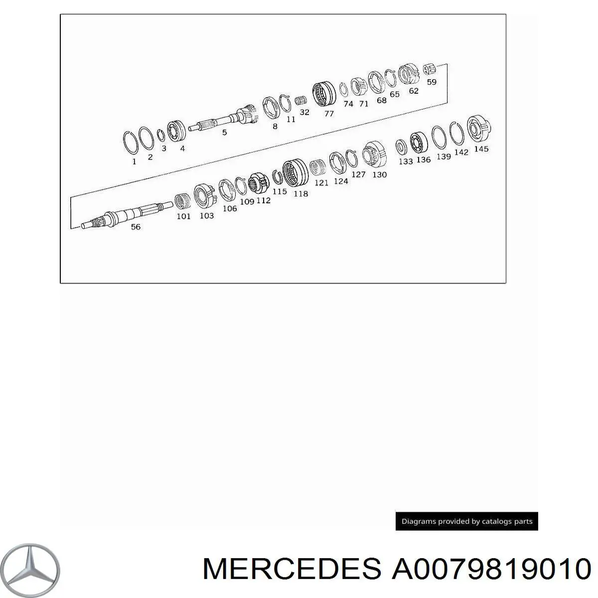  Mercedes A0079819010 precio, desde 9,56 EUR