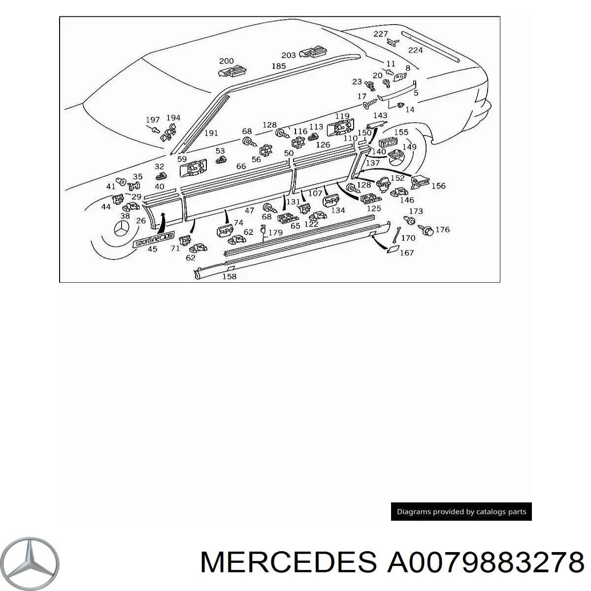 A0079883278 Mercedes