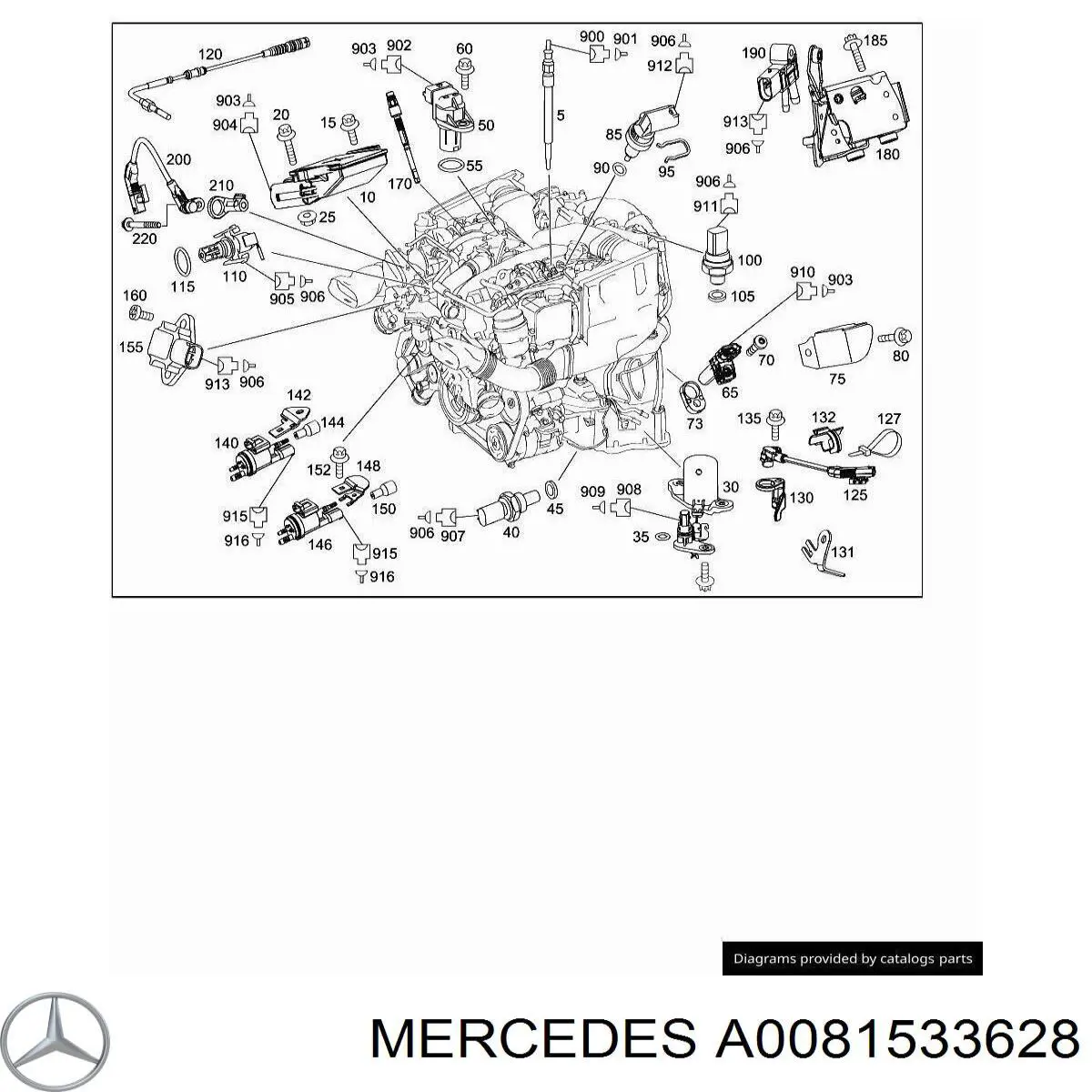 Sensor de temperatura de gases de escape antes de la turbina Mercedes A0081533628 precio, desde 45,05 EUR