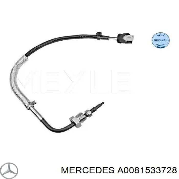 A0081533728 Mercedes Sensor de temperatura de gases de escape antes de la turbina