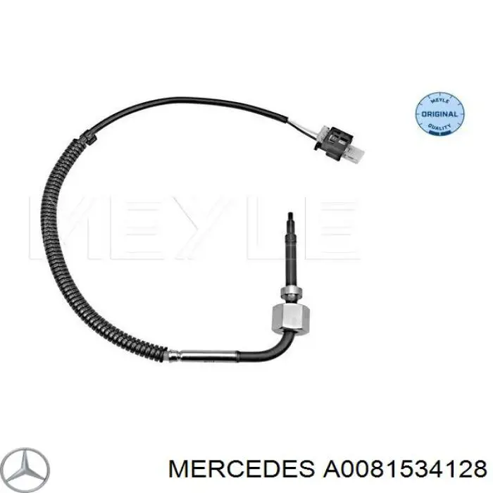 A0081534128 Mercedes sensor de temperatura, gas de escape, antes de catalizador