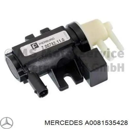 A0081535428 Mercedes valvula de solenoide control de compuerta egr