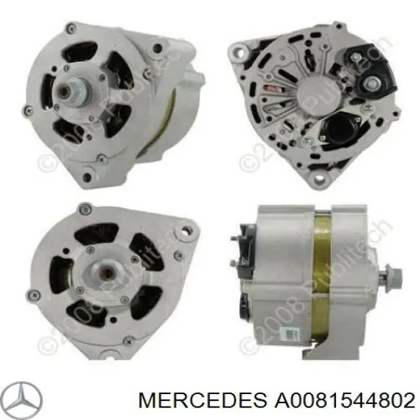 Alternador del motor Mercedes A0081544802 precio, desde 159,97 EUR