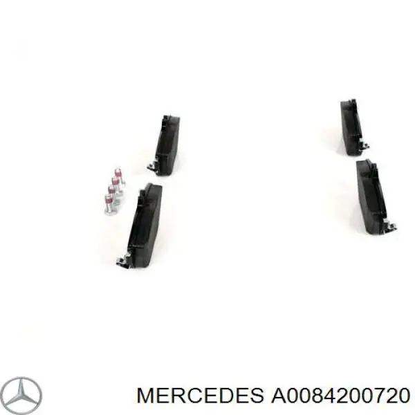 A0084200720 Mercedes pastillas de freno traseras