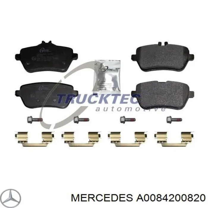 Comprar A0084200820 Mercedes Pastillas de freno traseras