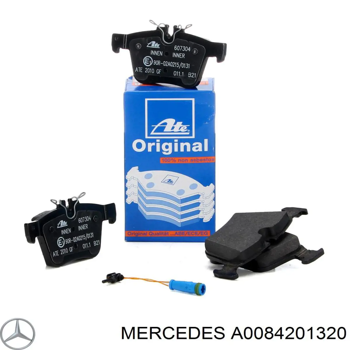 A0084201320 Mercedes Pastillas freno traseras