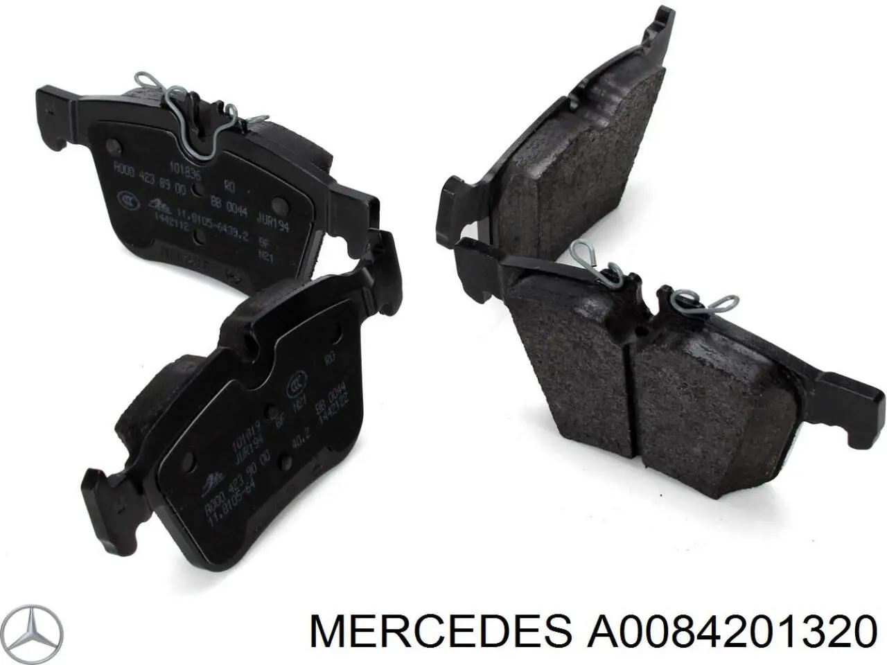 Pastillas traseras de freno Mercedes A0084201320 precio, desde 25,94 EUR