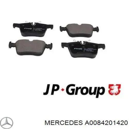Pastillas de freno traseras A0084201420 Mercedes