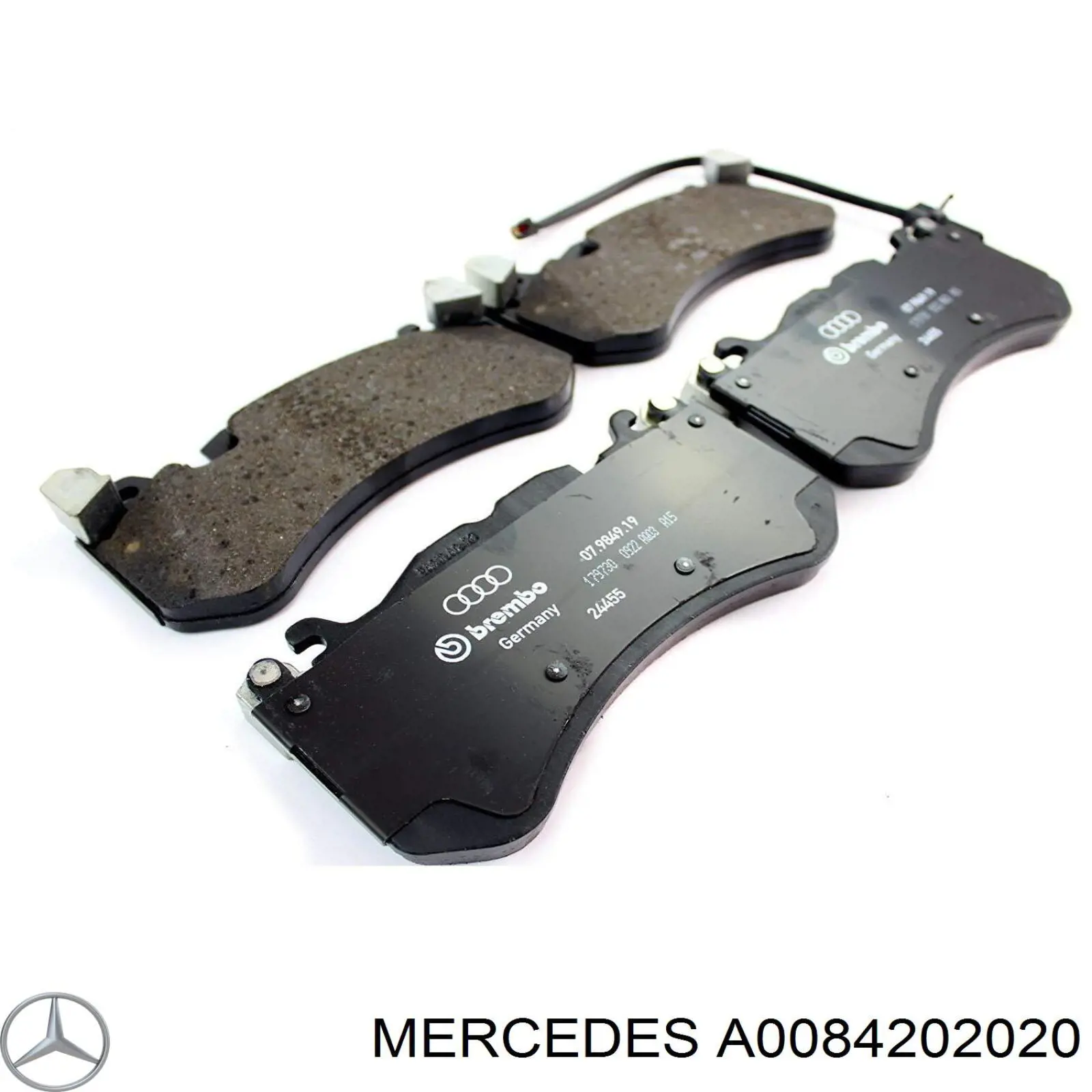 A0084202020 Mercedes pastillas de freno delanteras