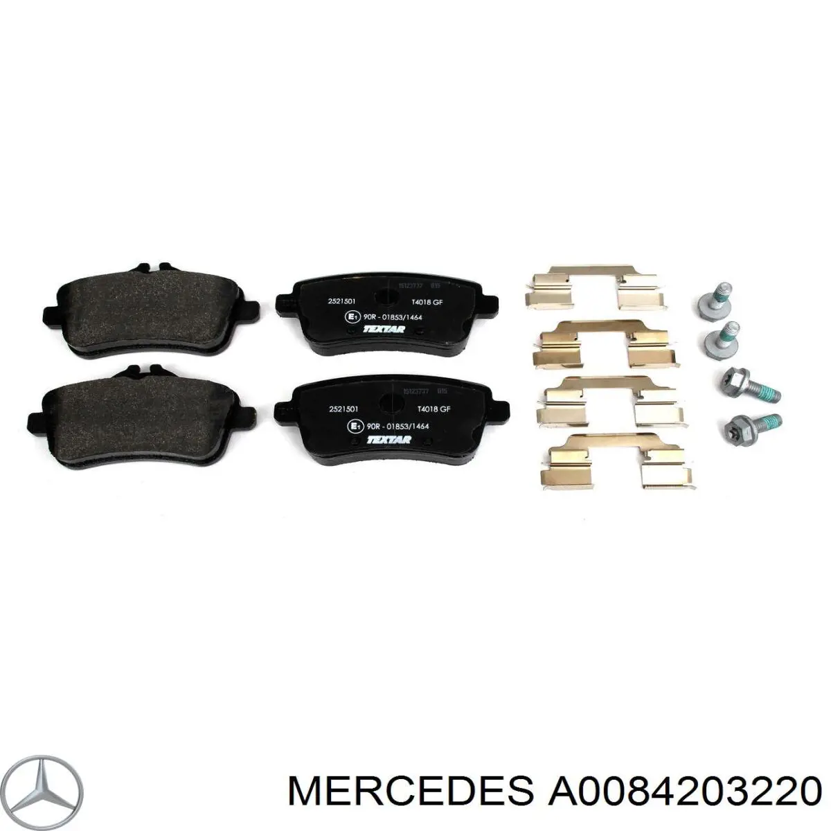 Pastillas de freno A0084203220 Mercedes