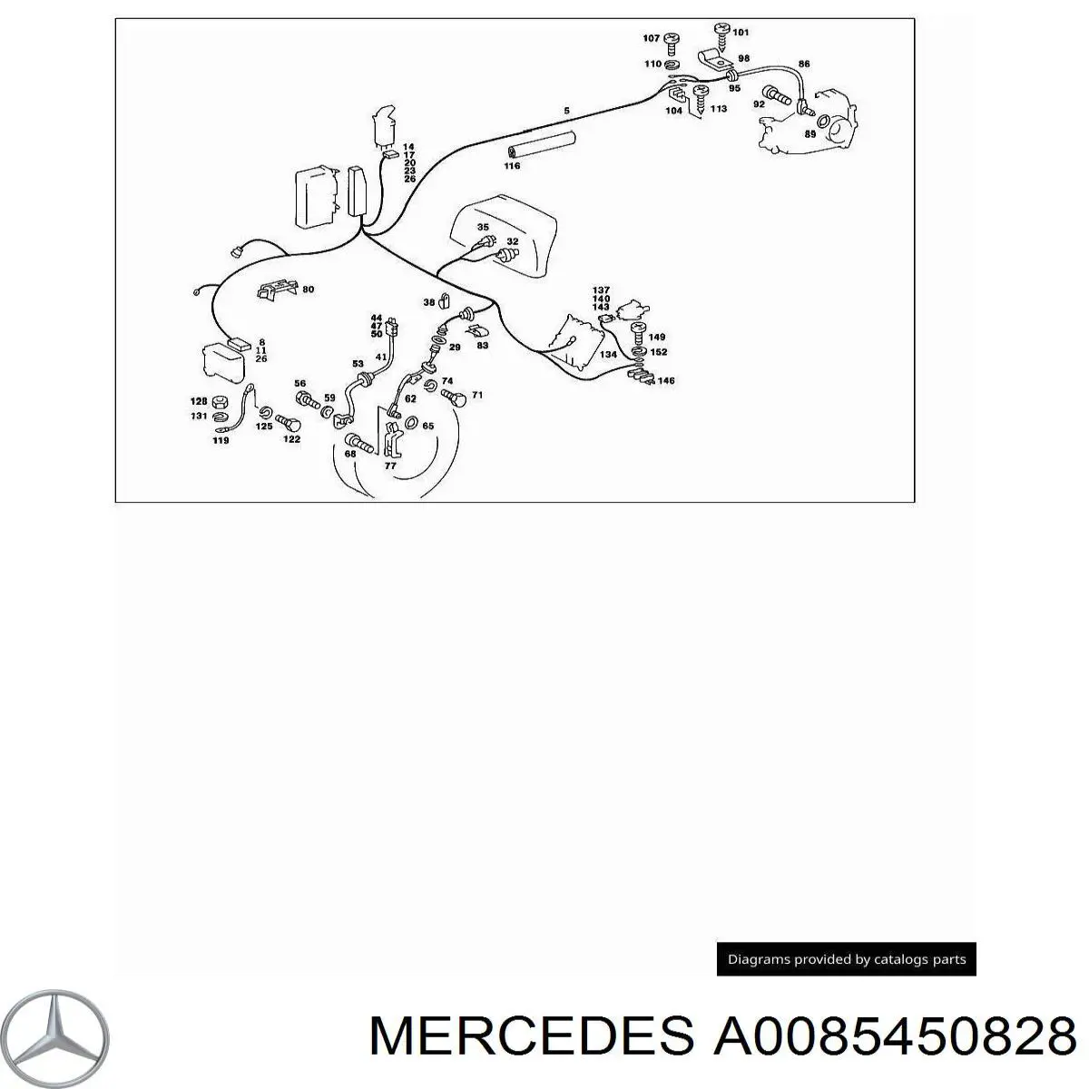 Conector del regulador de fases de distribución Mercedes 0085450828