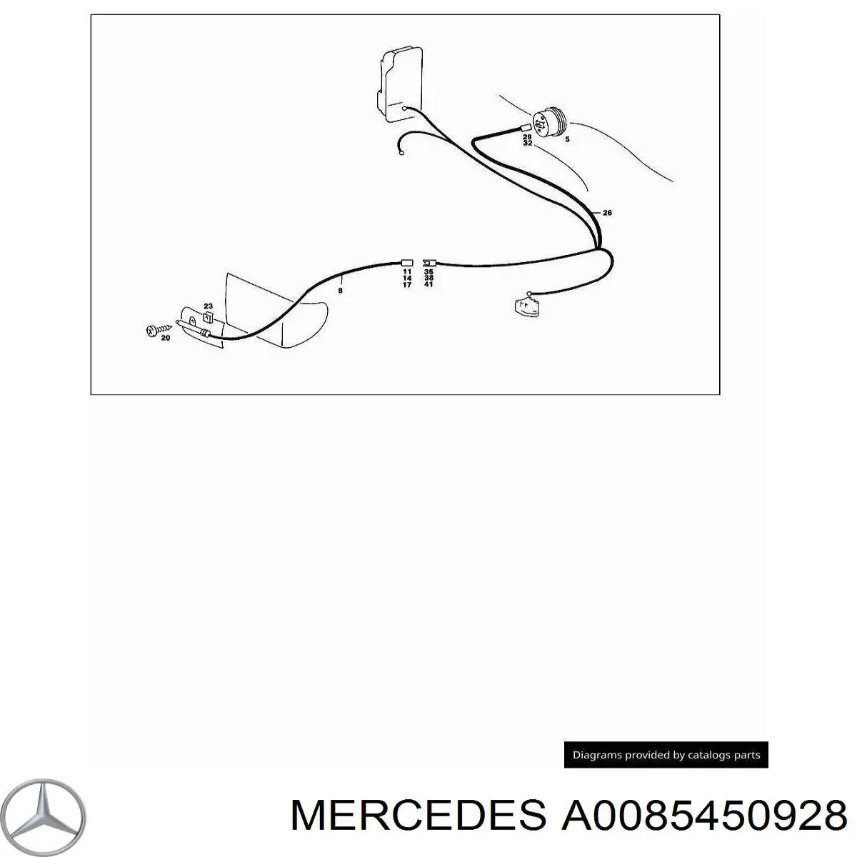 Comprar A0085450928 Mercedes Conector del regulador de fases de distribución