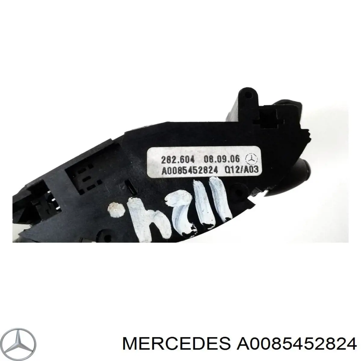0085452824 Mercedes conmutador en la columna de dirección izquierdo