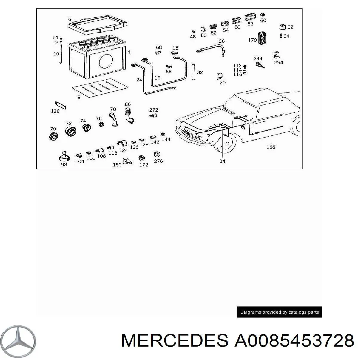  Mercedes A0085453728 precio, desde 10,13 EUR