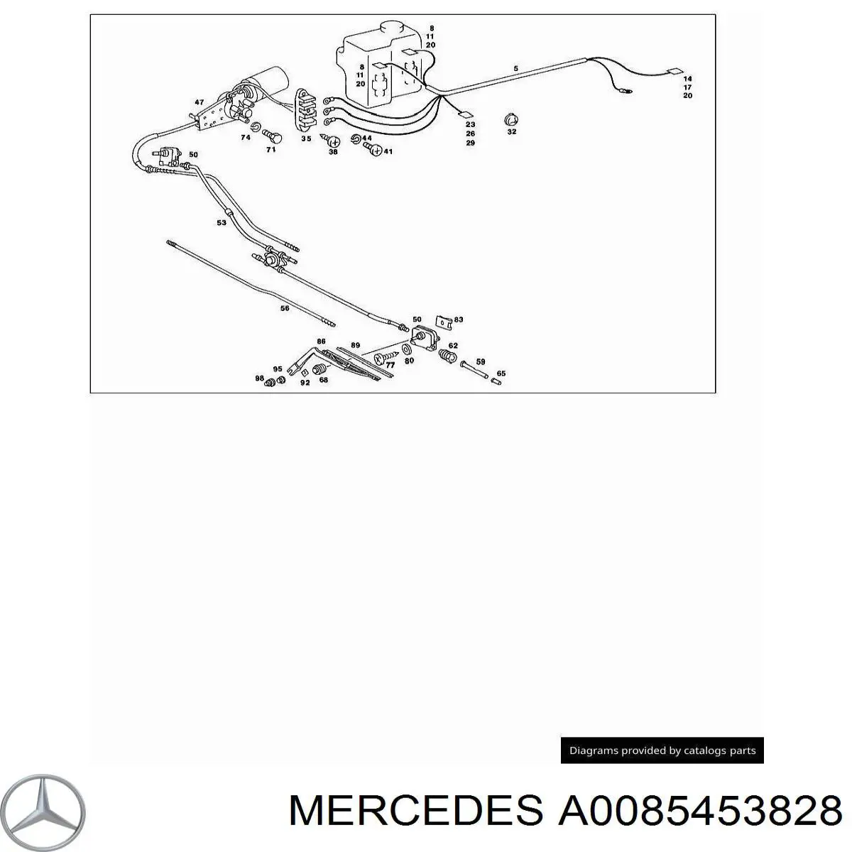 A0085453828 Mercedes 