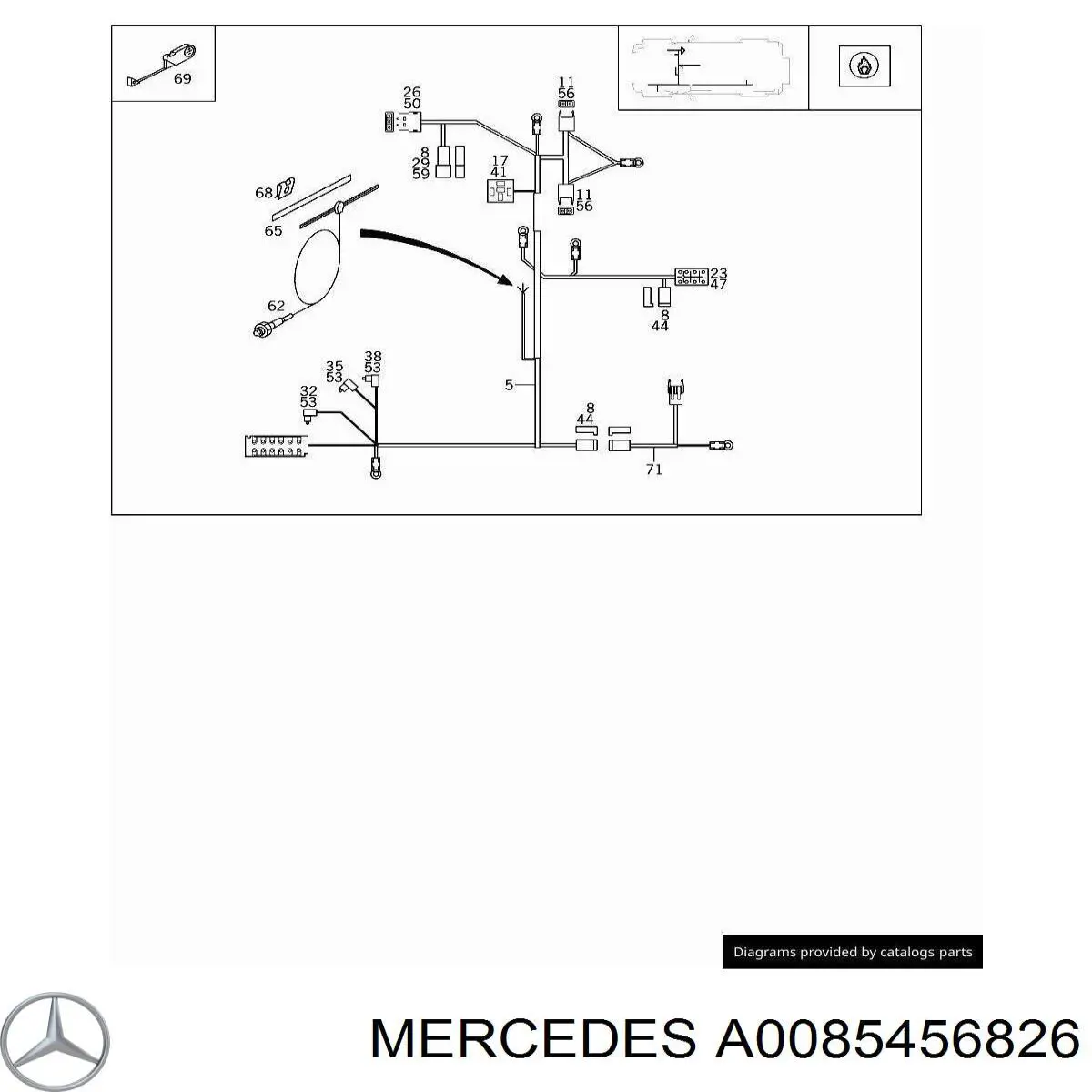  Mercedes A0085456826 precio, desde  