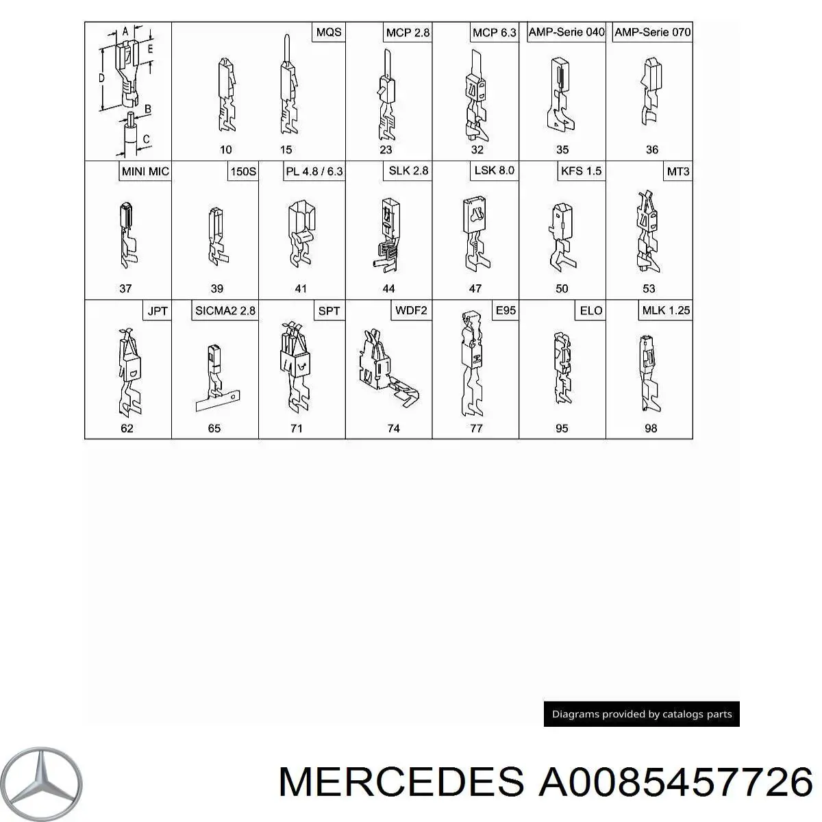  Mercedes A0005403505 precio, desde 22,50 EUR