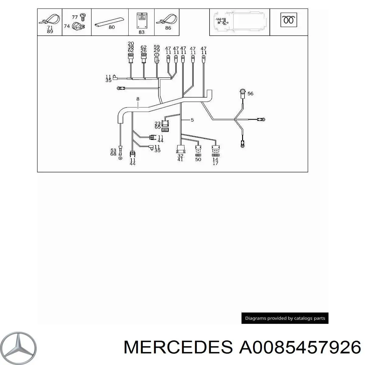  Mercedes A0085457926 precio, desde 6,26 EUR