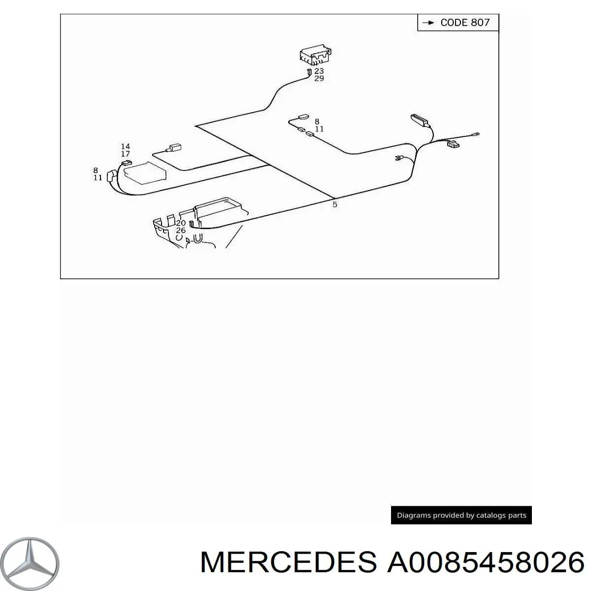  A0085458026 Mercedes