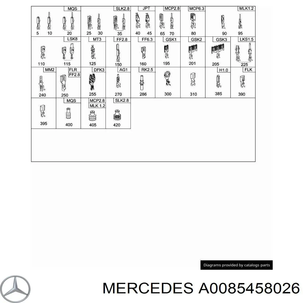  Mercedes A0085458026 precio, desde 3,76 EUR