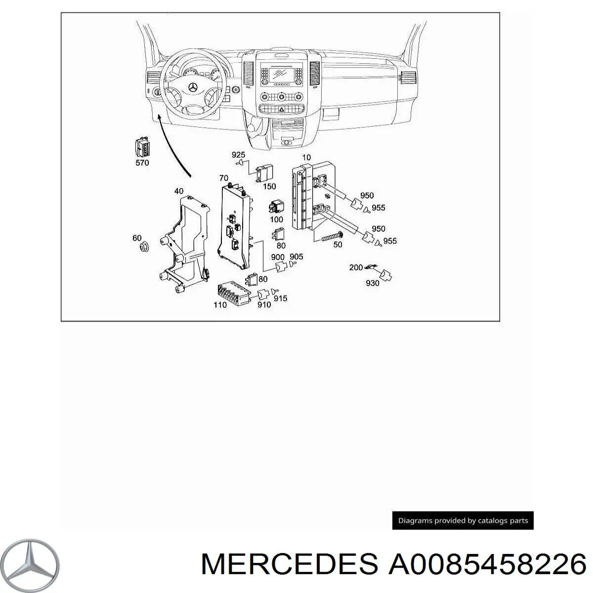 A0085458226 Mercedes 