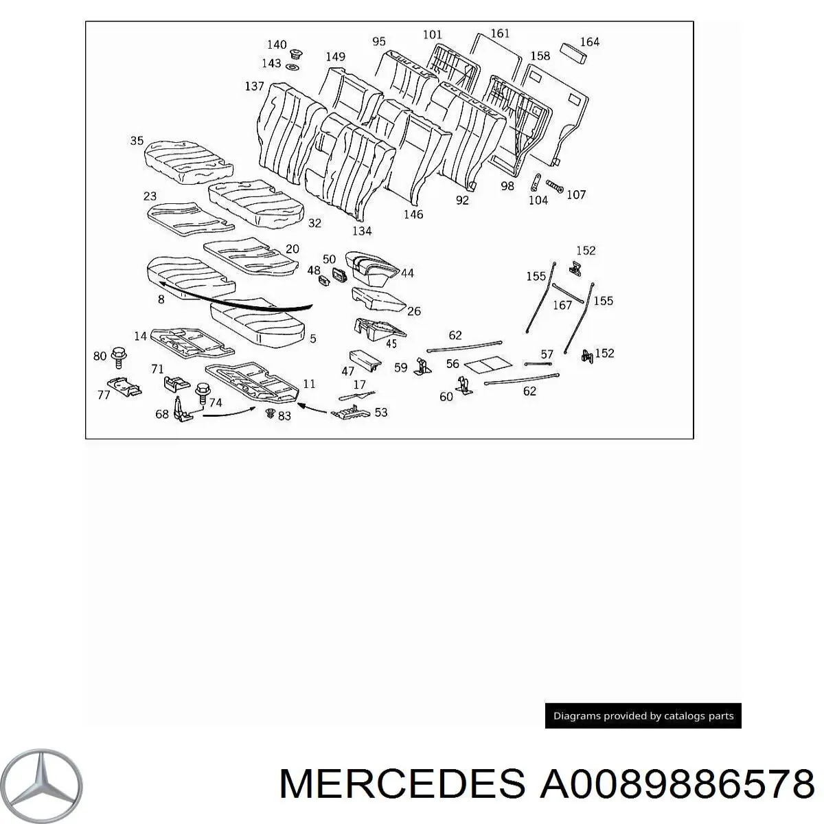 A0089886578 Mercedes 