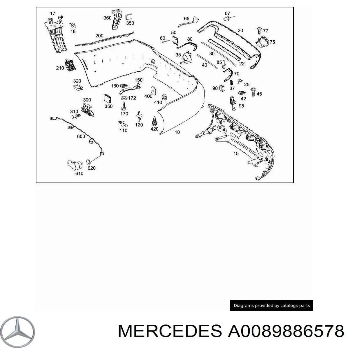  Mercedes A0089886578 precio, desde 3,66 EUR
