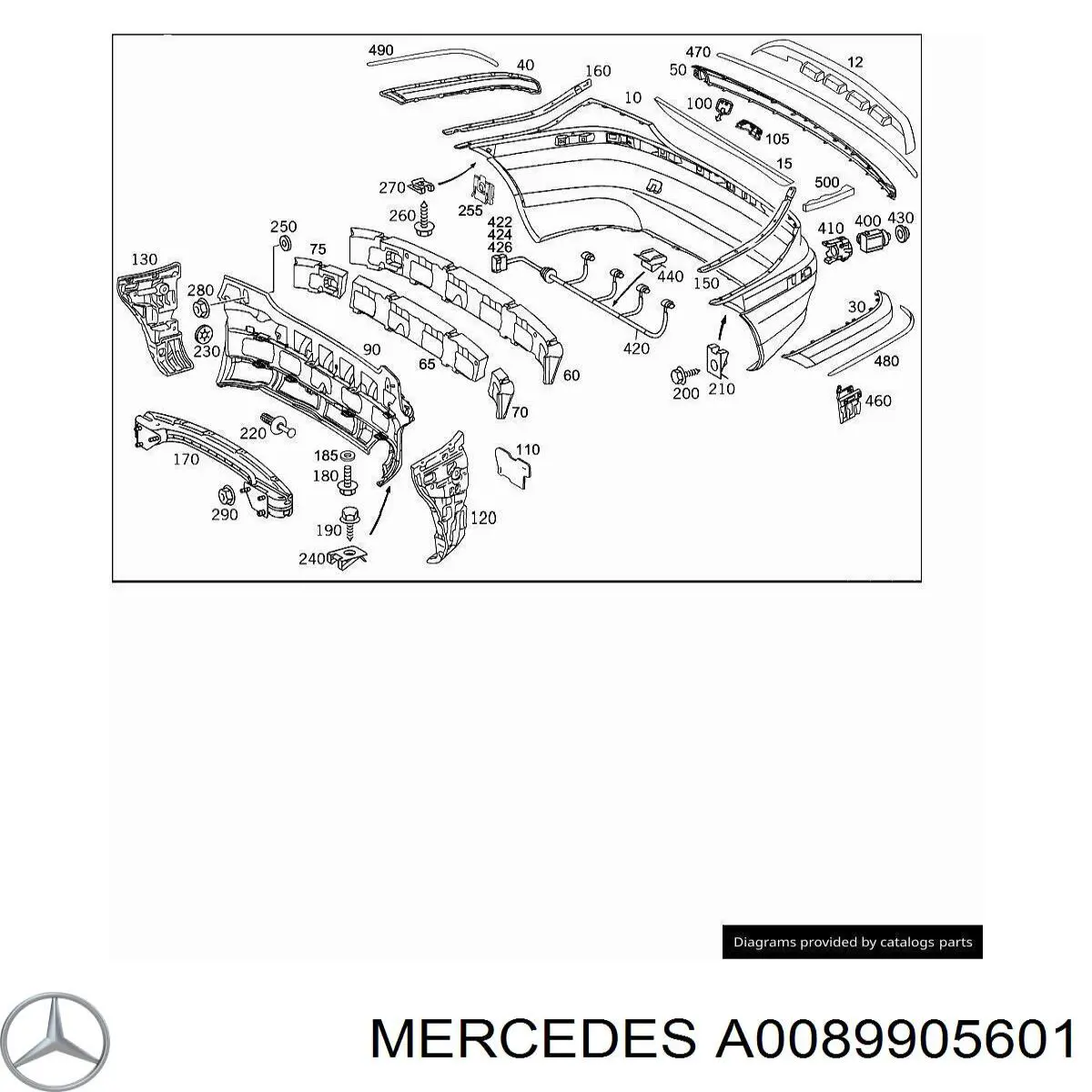 A0089905601 Mercedes 