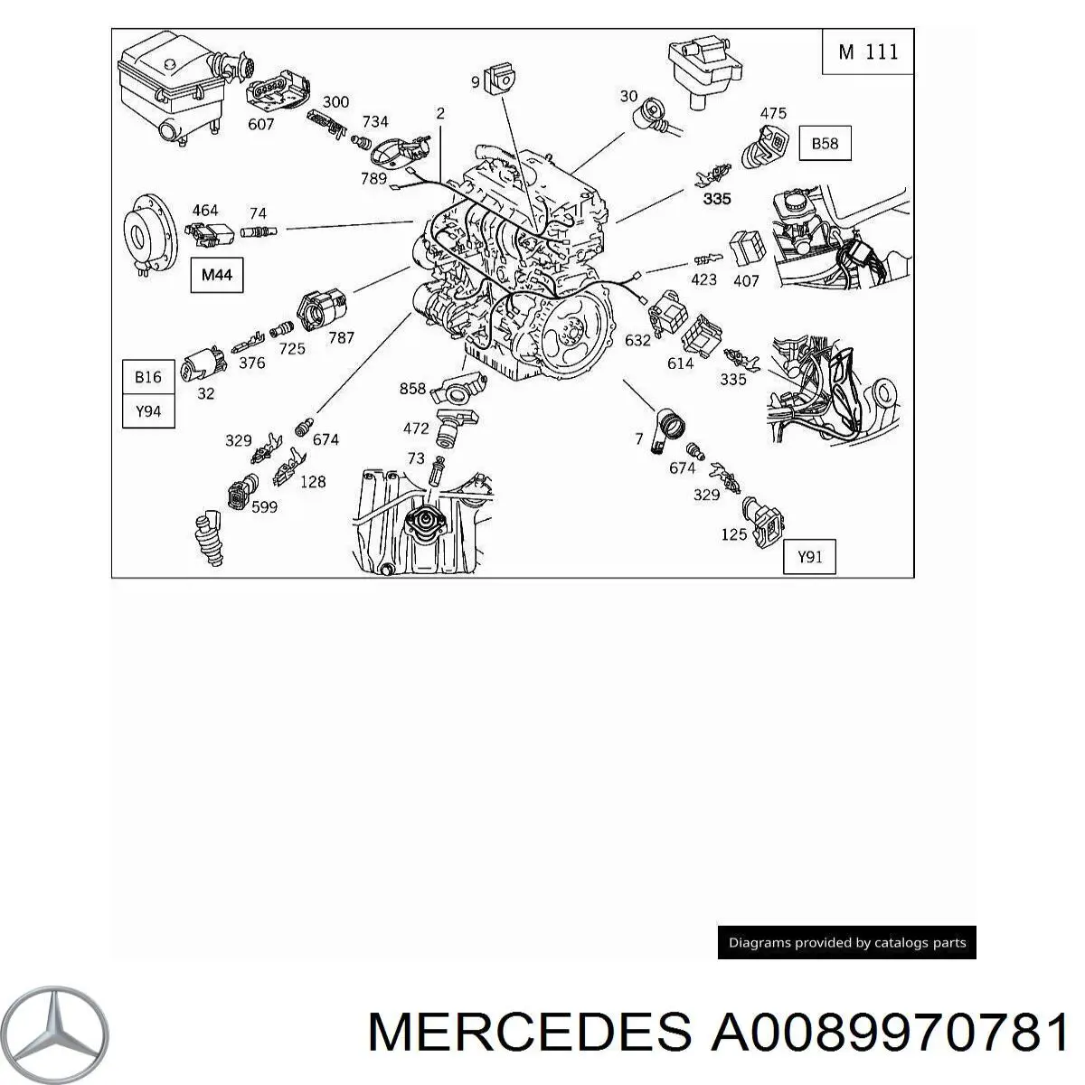  Mercedes A0089970781 precio, desde  
