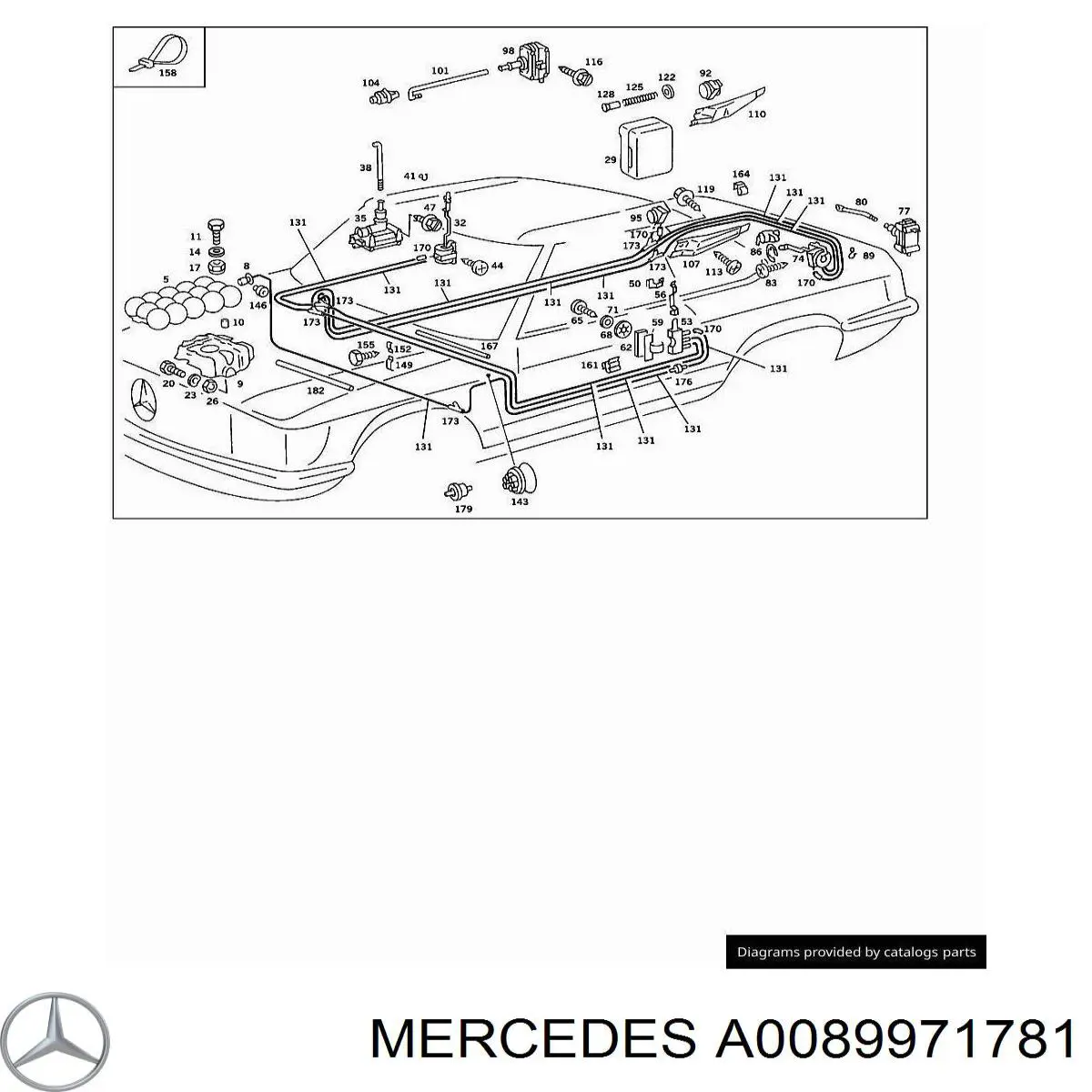  Mercedes A0089971781 precio, desde 25,26 EUR
