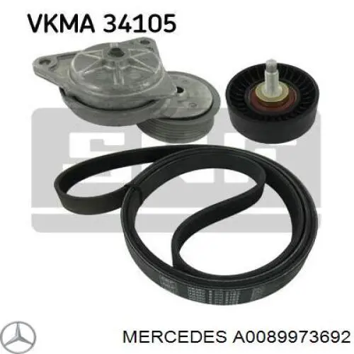 Comprar A0089973692 Mercedes Correa trapezoidal