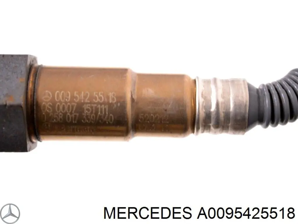 Sonda lambda, sensor de oxígeno antes del catalizador derecho Mercedes A0095425518