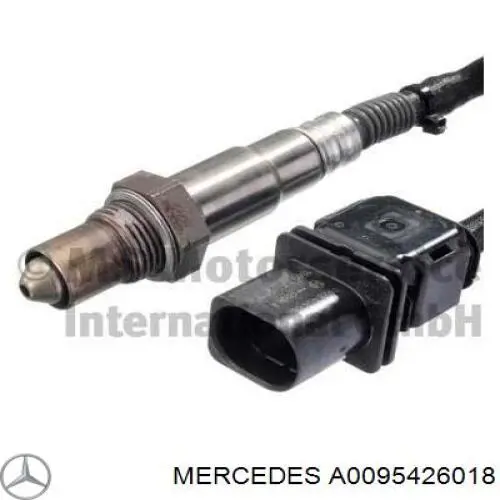 Sonda lambda, sensor de oxígeno antes del catalizador izquierdo Mercedes A0095426018