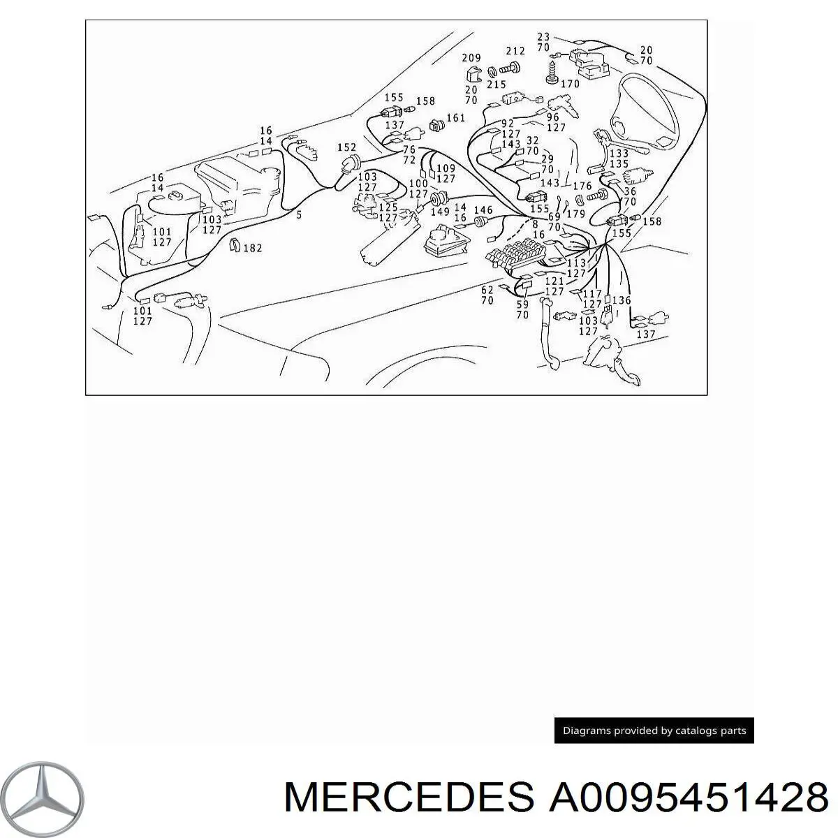  Mercedes A0095451428 precio, desde 7,02 EUR