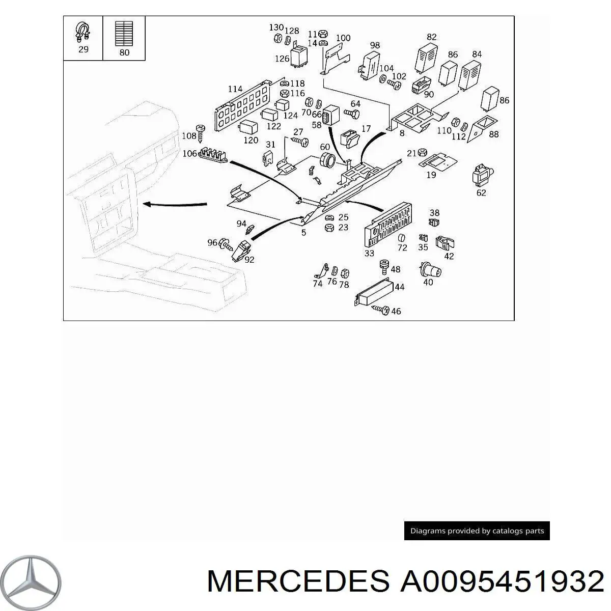  Mercedes A0095451932 precio, desde 319,95 EUR