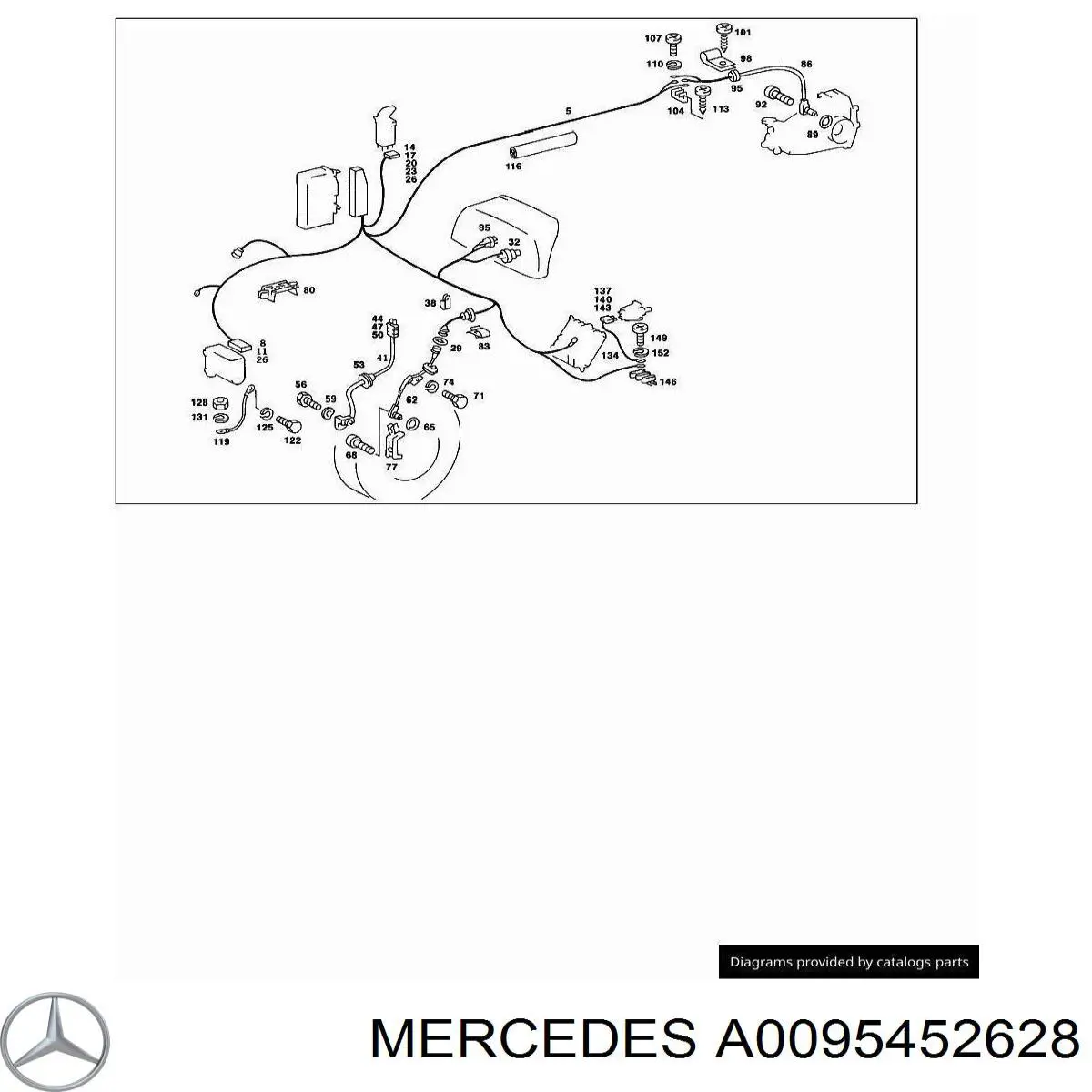  Mercedes A0095452628 precio, desde 9,50 EUR